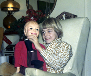 The dummy and I.  I loved to entertain folks even at an early age.